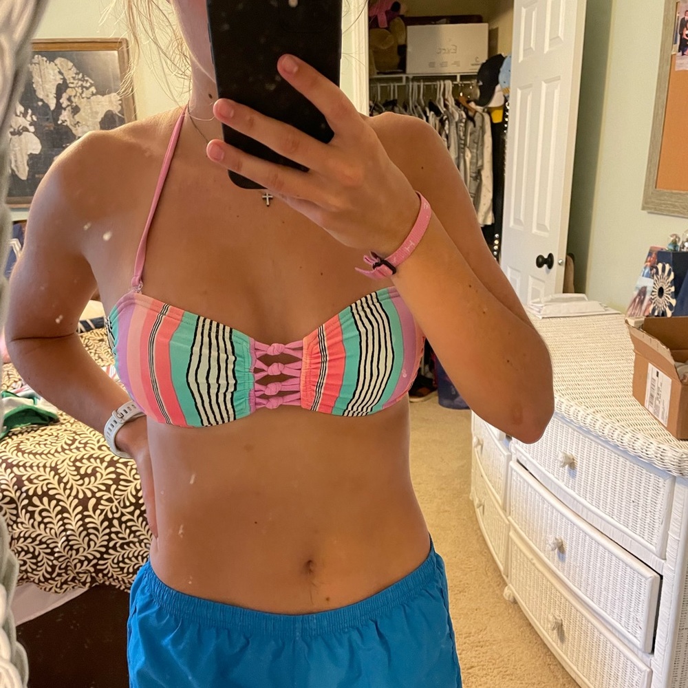 Patterned Bikini Top